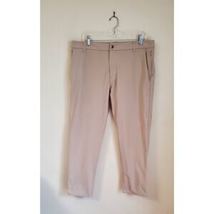 Lululemon ABC Pants Mens Sz 36x29 Classic Fit 5-Pocket Warpstreme Tan/Khaki